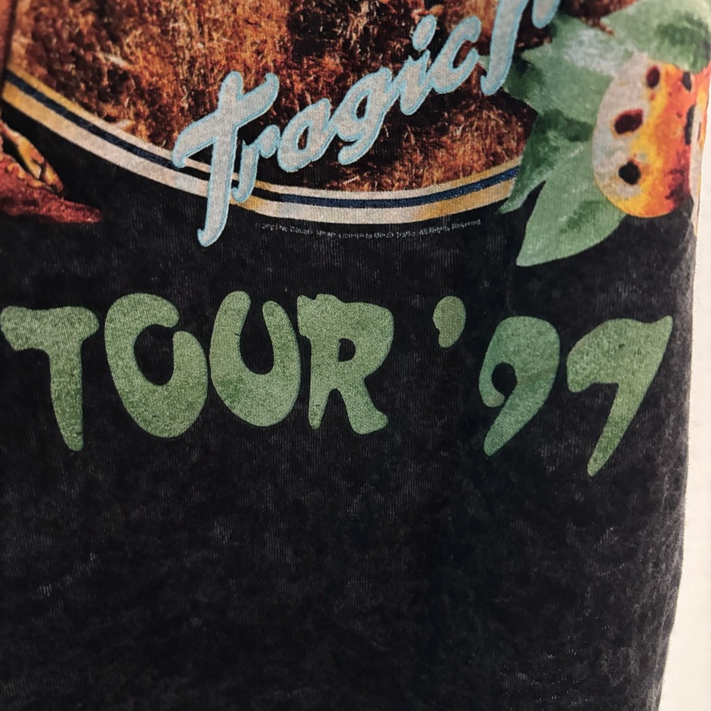 Urban Outfitters No Doubt Tragic Kingdom Tour '97 Graphic Acid Wash Tee Black - Picture 6 of 16